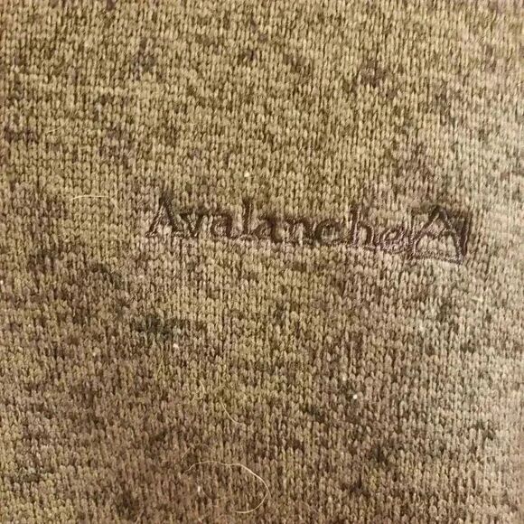 𝅺Avalanche Men's Green 1/4 Zip Pullover Sweater Jacket - Picture 7 of 8